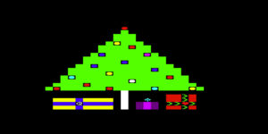 Vic 20 Christmas Tree