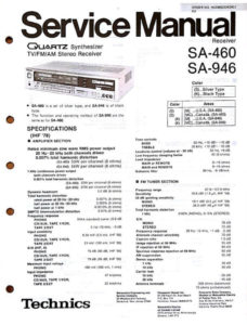 Technics SA-460 SA-946